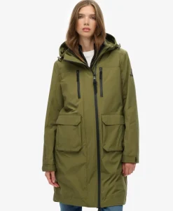 Hooded Longline Shell Parka