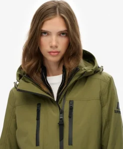 Hooded Longline Shell Parka