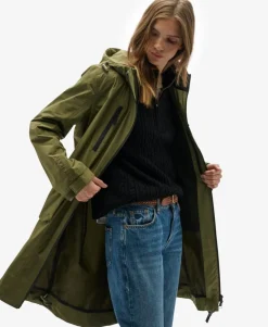 Hooded Longline Shell Parka