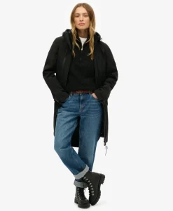 Hooded Longline Shell Parka