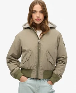 Hooded MA1 Bomber Jacket