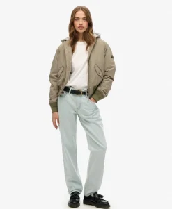 Hooded MA1 Bomber Jacket