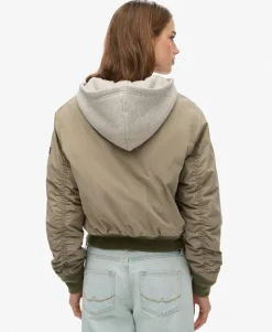 Hooded MA1 Bomber Jacket