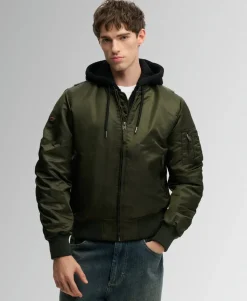 Hooded MA1 Bomber Jacket