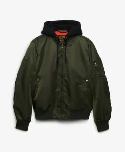 Hooded MA1 Bomber Jacket