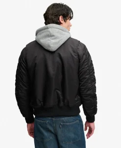 Hooded MA1 Bomber Jacket