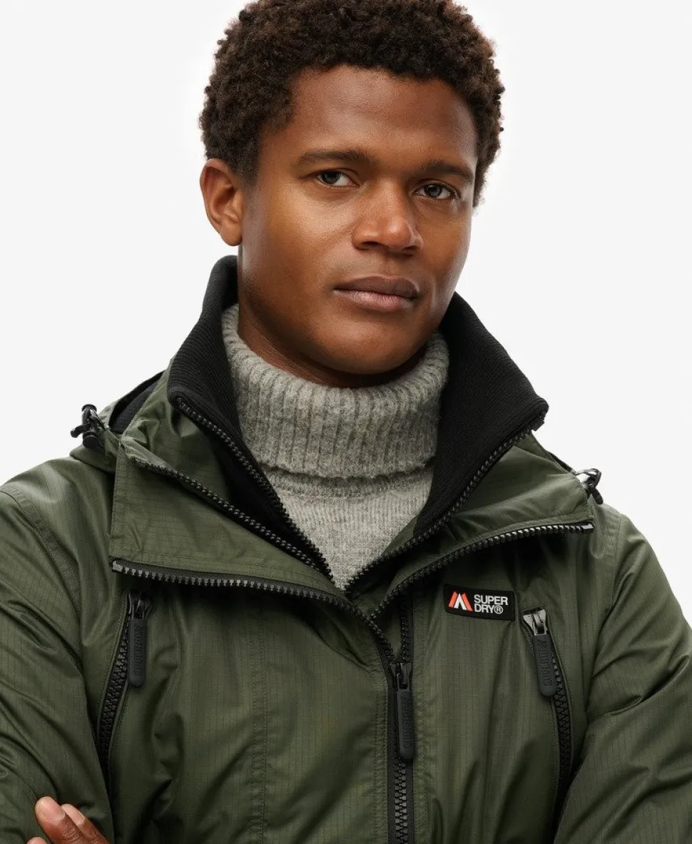 Hooded Mountain Windbreaker Jacket