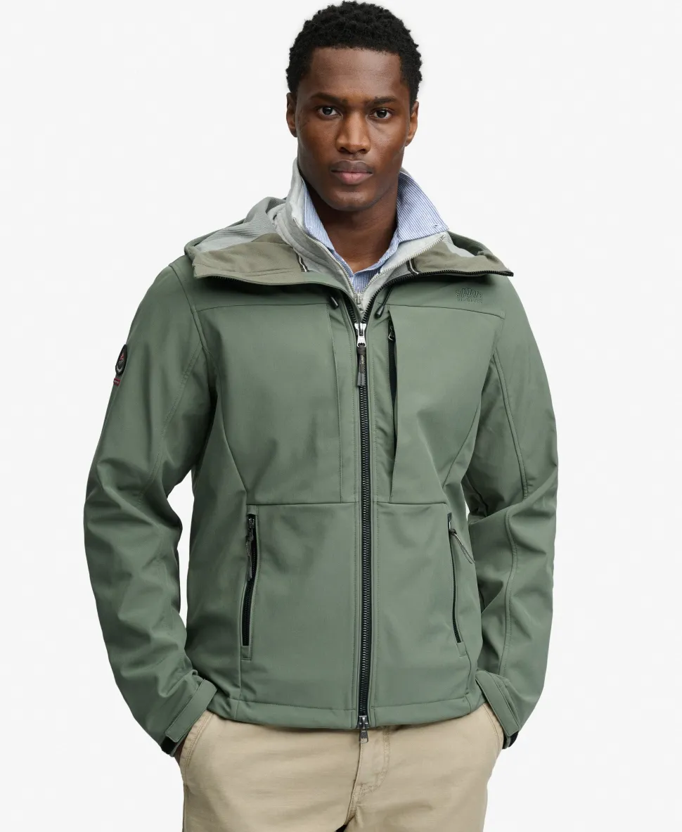 Hooded Softshell Trekker Jacket