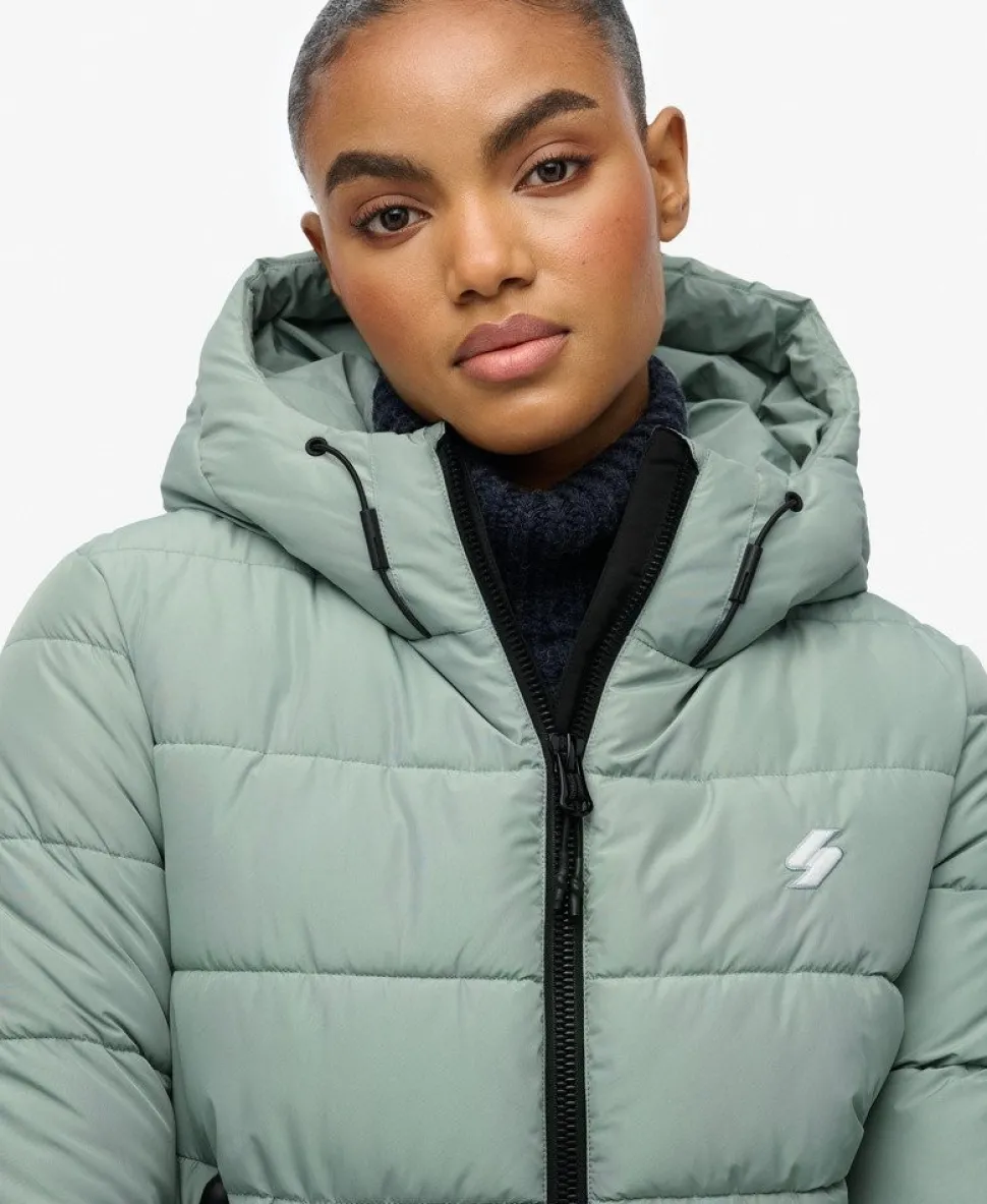 Hooded Spirit Sports Puffer Jacket