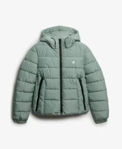 Hooded Spirit Sports Puffer Jacket