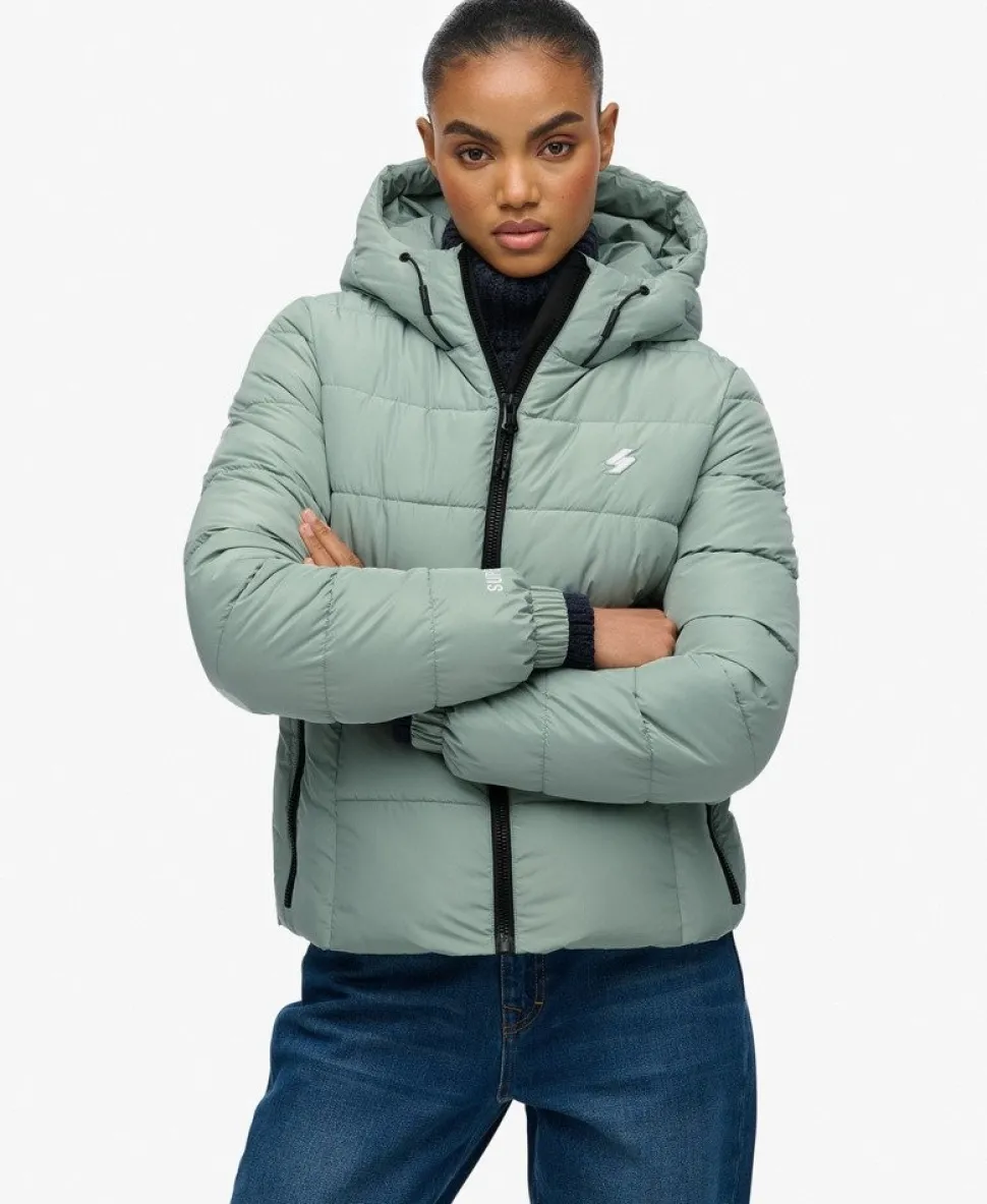 Hooded Spirit Sports Puffer Jacket
