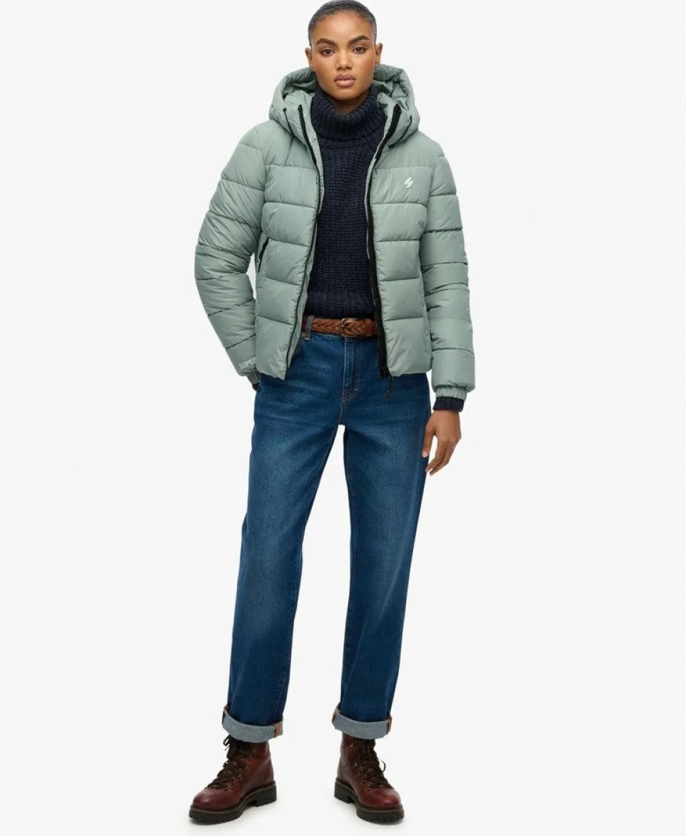Hooded Spirit Sports Puffer Jacket