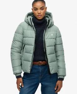 Hooded Spirit Sports Puffer Jacket