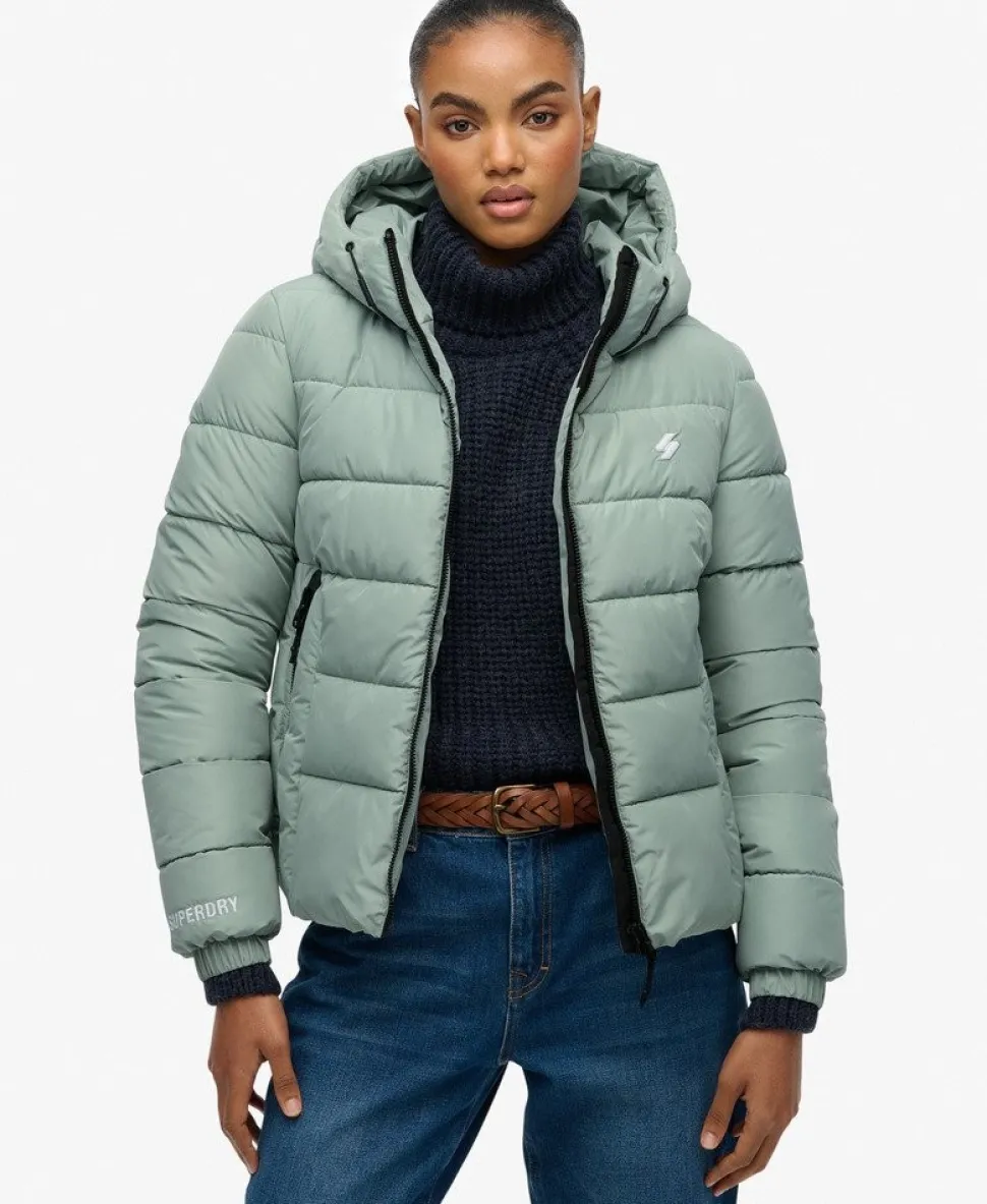 Hooded Spirit Sports Puffer Jacket
