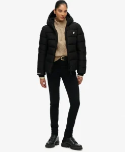 Hooded Spirit Sports Puffer Jacket