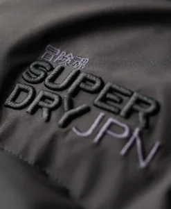 Hooded Sports Puffer Bomber Jacket