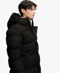 Hooded Sports Puffer Coat