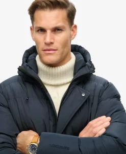Hooded Sports Puffer Coat