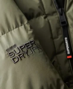 Hooded Sports Puffer Coat