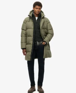Hooded Sports Puffer Coat