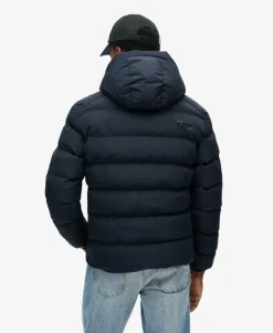 Hooded Sports Puffer Jacket