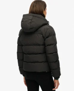 Hooded Sports Puffer Jacket