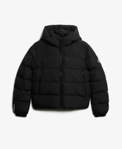 Hooded Sports Puffer Jacket