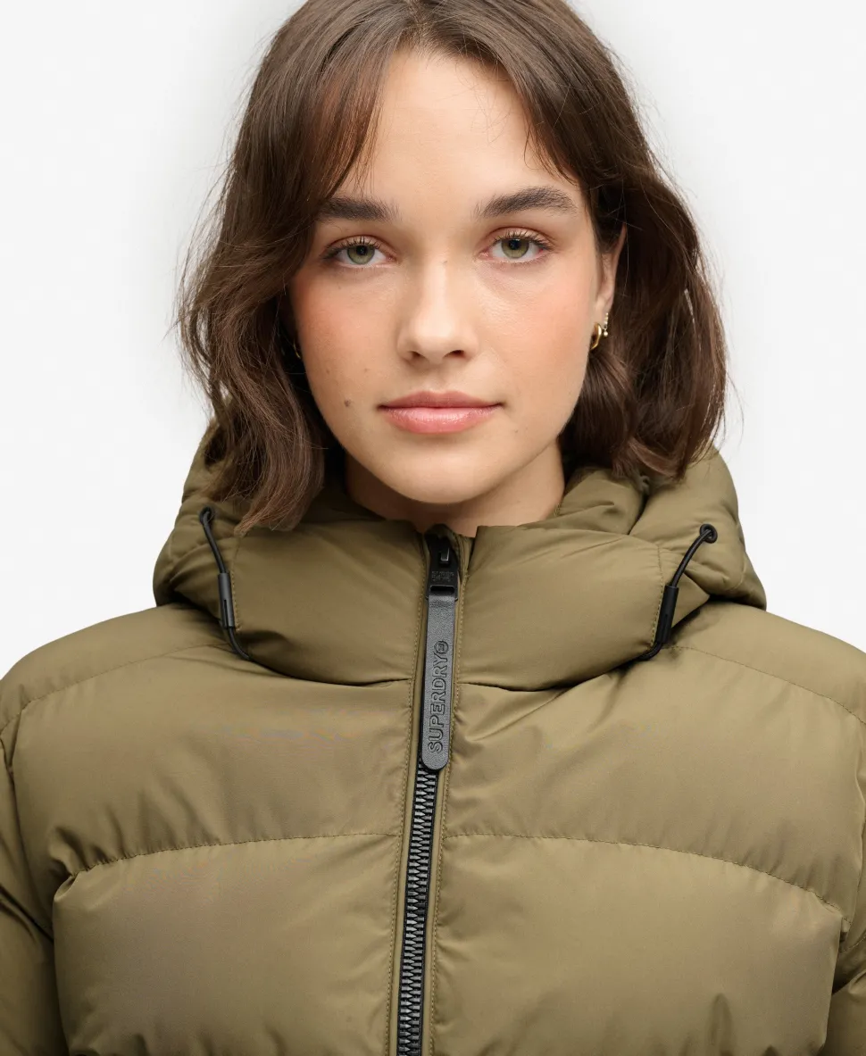 Hooded Sports Puffer Jacket