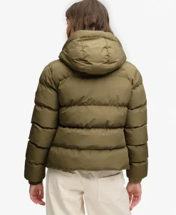 Hooded Sports Puffer Jacket