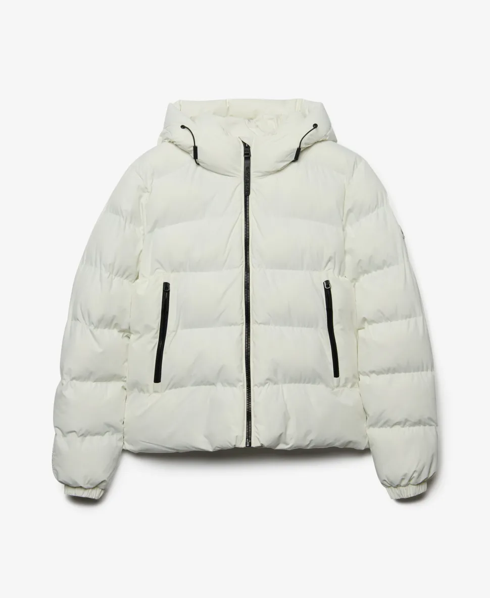 Hooded Sports Puffer Jacket