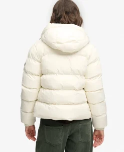 Hooded Sports Puffer Jacket
