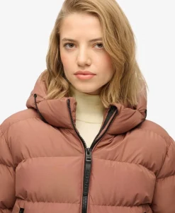 Hooded Sports Puffer Jacket