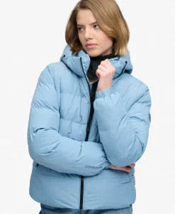 Hooded Sports Puffer Jacket