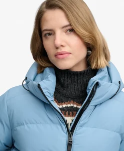 Hooded Sports Puffer Jacket