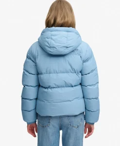 Hooded Sports Puffer Jacket