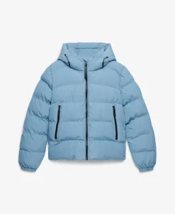 Hooded Sports Puffer Jacket
