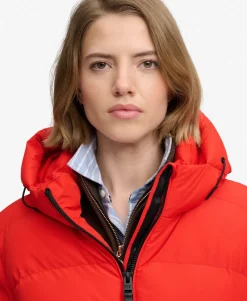 Hooded Sports Puffer Jacket