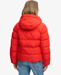 Hooded Sports Puffer Jacket