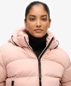 Hooded Sports Puffer Jacket