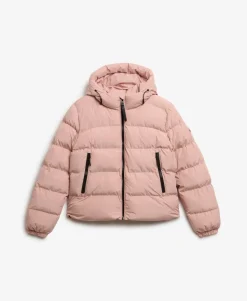 Hooded Sports Puffer Jacket