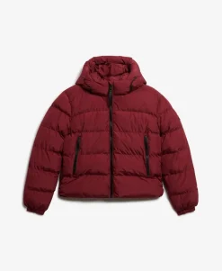 Hooded Sports Puffer Jacket