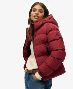 Hooded Sports Puffer Jacket