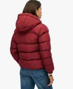Hooded Sports Puffer Jacket