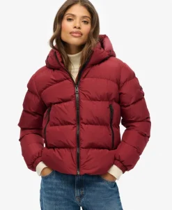 Hooded Sports Puffer Jacket