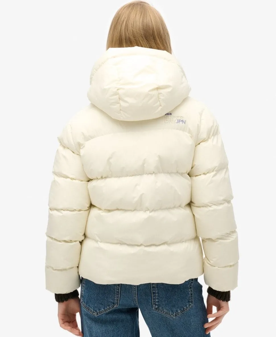 Hooded Sports Puffer Jacket