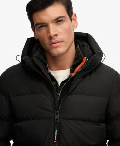 Hooded Sports Puffer Jacket