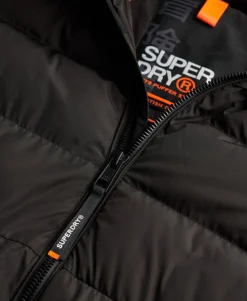 Hooded Sports Puffer Jacket