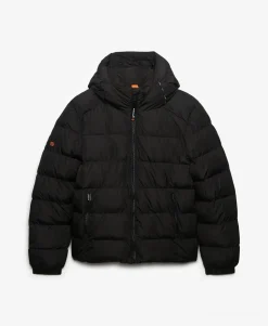Hooded Sports Puffer Jacket