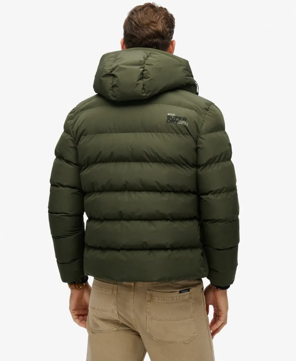 Hooded Sports Puffer Jacket