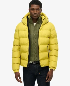 Hooded Sports Puffer Jacket